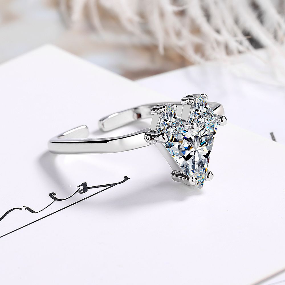 Anillo de cobre de amor al por mayor Love Square